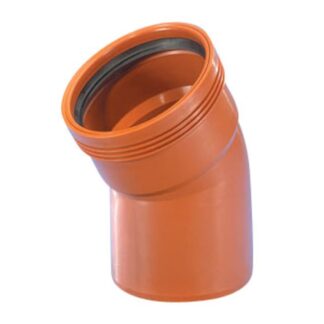 Wavin bøjning 110 mm 30° (PP kloak)