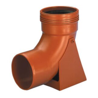 Fodbøjning 110 mm 88° (PP kloak)