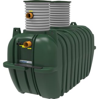 WaterCare regnvandsanlæg 4.300 l til hus (toilet og tøjvask), komplet