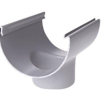 Plastmo tudstykke, nr. 12, 75 mm, grå
