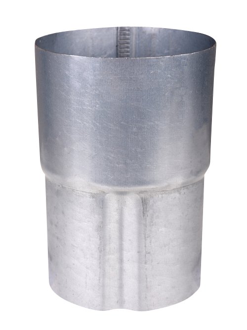 Plastmo stål plus rørsamlemuffe 75 mm