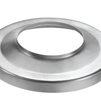 VM zinc brøndkrave 76/150 mm. flad. Valsblank