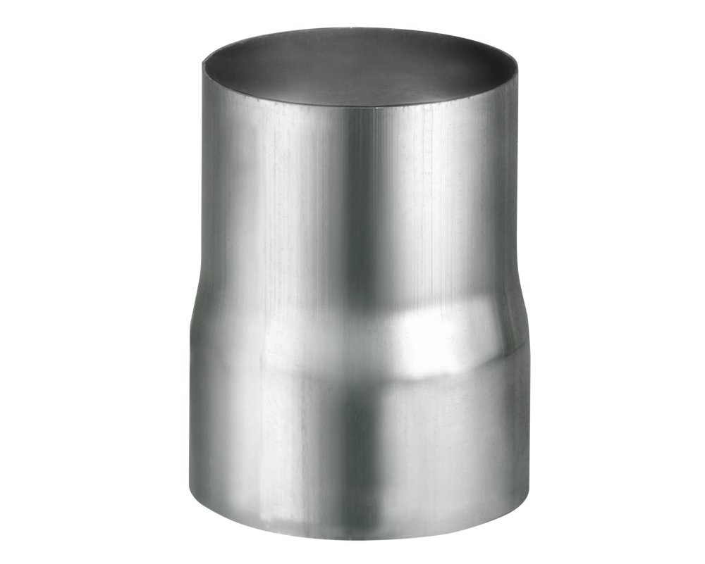 VM Zinc rørmuffe 76 mm. Valseblank