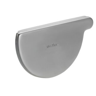 VM Zinc Endebund til venstre. 280 mm. 1/2-rund. Valseblank