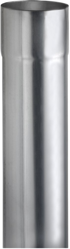 VM Zinc Nedløbsrør 0,7x76 mm. Lgd a 3 mtr. Valsblank