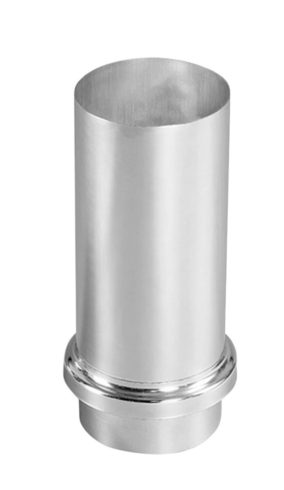 VM zinc skydestykke med brøndkrave 87/116 mm.. Blank