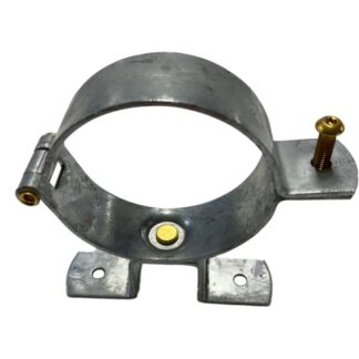 Hængselstift 76 mm til træ. Vendbar med messing skrue TX20. Galvaniseret