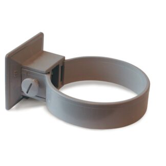 Plastmo plastrørholder, 90 mm, grå. 2 stk. pr. pakke