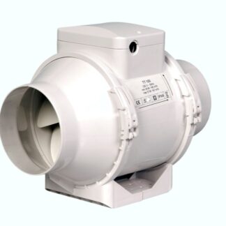 Duka kanalventilator Ø125 mm med timer, EL 125 TT