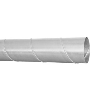 Spirorør Ø125 mm, 2 m, galvaniseret