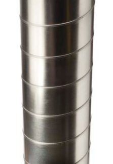 Spirorør Ø160 mm, 3 m, galvaniseret