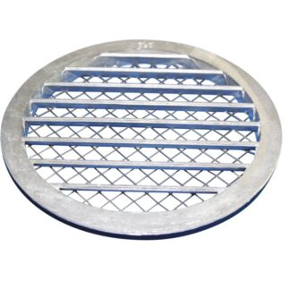 Jalousirist Ø160 mm, aluminium med net