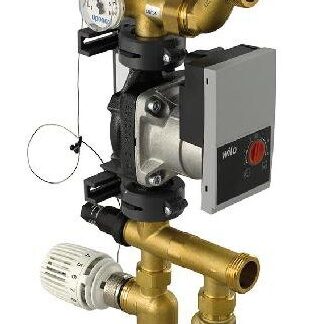 Uponor Push Push23-B-W shunt med Vilo Yonos Para RKA 1-6 pumpe