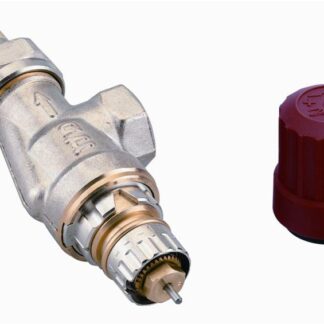 Danfoss RA-N radiatorventil 10uk, 3/8'' omvendt vinkelløb, 013G0151