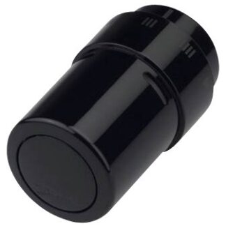 Danfoss RAX radiatortermostat, sort RAL 9005 til håndklæderadiator, 013G6075. Passer også til RA-N ventiler