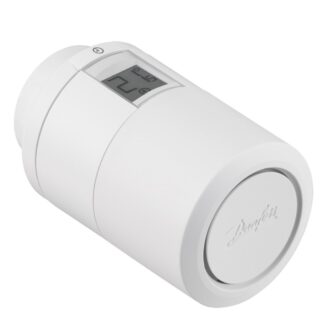 Danfoss Eco Bluetooth elektronisk radiatortermostat. RA, M30 ventiltilslutning. Inkl. batteri. Standardemballage