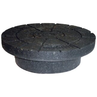 Plastdæksel 315 mm med fals